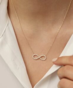 Infinity Love Crystal Necklace