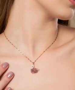 Millenia Dancing Swan Necklace
