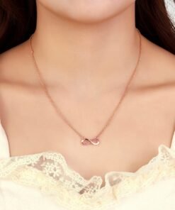 Eternal Connection Symbol Red Necklace