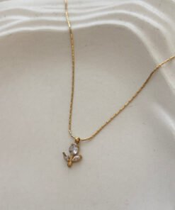 Tulip Rosebud Mini Pendant Necklace